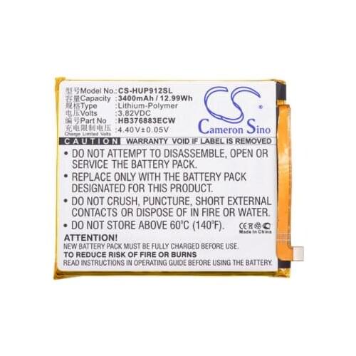 Cameron Sino 3400mah battery for HUAWEI Ascend P9 Plus P9 Plus Dual SIM TD-LTE VIE-L09 VIE-L29 HB376883ECW