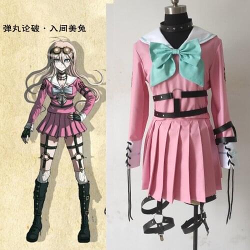 Anime Danganronpa V3 Iruma Miu Cosplay Dangan ronpa costume Tailor Made