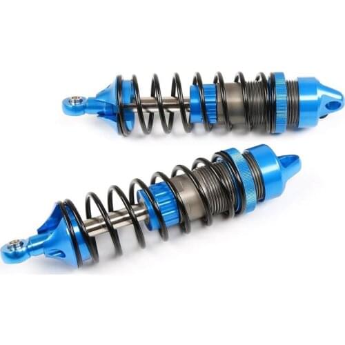 CNC Metal High Strength 10mm Front Shock Absorption Fit for 1/5 Losi 5ive-t Rovan LT King Motor x2