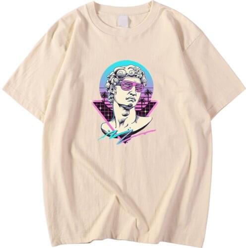 Fashion Vintage Mens Tshirt Spring Summer T-Shirts Streetwear Vapor Swag Hip Hop Print Top Short Sleeve Breathable T Shirts Man