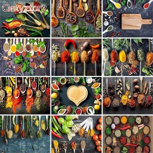 GATYZTORY DIY Painting By Numbers HandPainted Oil Painting Landscape Picture Paint Drawing On Canvas Home Decoration Unique Gift