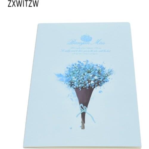 16k quality notebook cute soft cover B5 size student and office record book 5 pcs