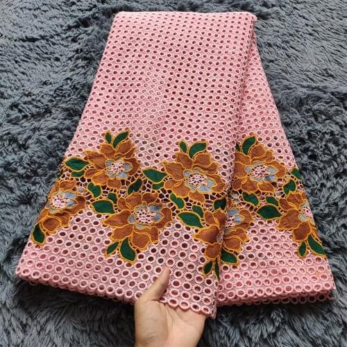 African Cord Lace Fabric High Quality Water Soluble Nigerian Guipure Cord Lace Latest French Cord lace For Wedding YY012