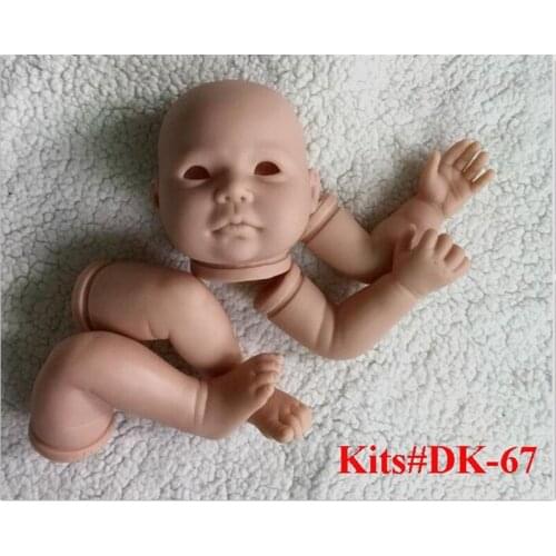 Reborn Doll Kits for 20inches Soft Vinyl Reborn Baby Dolls Accessories for DIY Realistic Toys for DIY Reborn Dolls Kits#dk-67