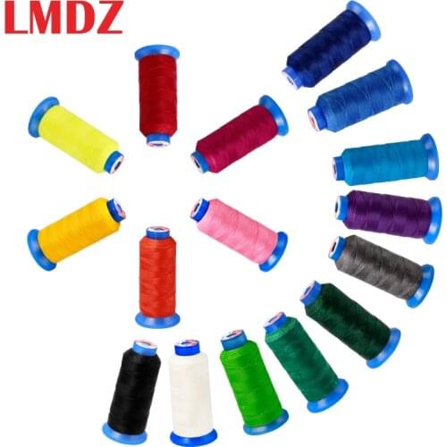 LMDZ 1Pcs 0.5mm Round Waxed Thread 300D Waxed Polyester Thread leather Traditional hand stitching Purse Bags Craft bracelet