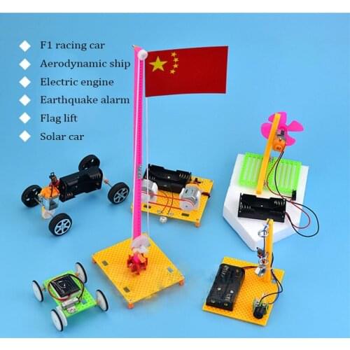 Primary School Kids Toy Set Six In One DIY Technology Small Production Science Experiment Set Childrens Educational Toys