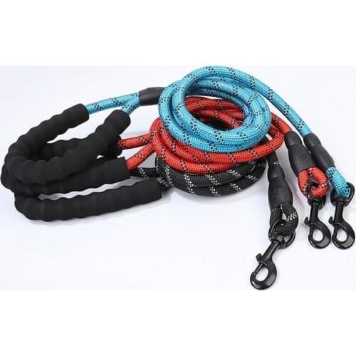 1.5M Pet Dog Leash Walking Training Leash Durable Nylon Dog harness Color Cats Dogs Leashes Strap Dog Belt Rope