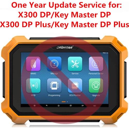 One Year Update Service For OBDSTAR X300 DP/X300 DP Plus Programmer
