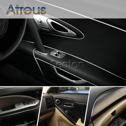 Car Interior Decoration Moulding 5M For Opel Astra H J G Insignia Mokka Corsa D Vectra C Zafira Meriva For Seat Leon Ibiza Altea