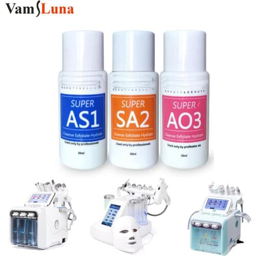 Serum Aqua Peeling Solution Skin Clear Essence Product Serum For Hydra Facial Machine Skin Deep Cleaning Skin Care 3Bottles 30ml