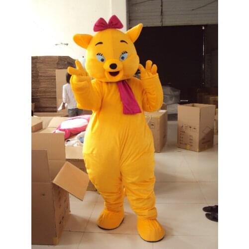 Cat Mascot Magic Cat Mascot In Hat Costume Adult Size Fancy Dress Animal Theme Costumes for Halloween Party Event