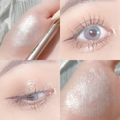 Eye Shadow Liquid Makeup Tools Fine Pearlescent Eyeliner Blend Sparkling Smooth Brush Head Lasting Waterproof Highlighter TSLM2