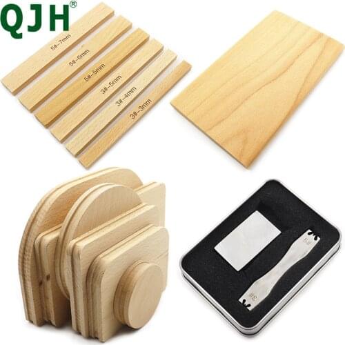 Zipper Install Wooden and Metal Mold, Removing Zipper Teeth Head, DIY Leather Luggages and Handbag Zipper Installation Supplies
