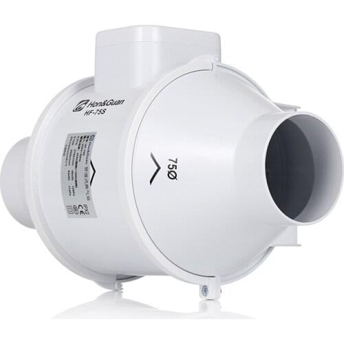 Pipe Fan Bathroom Powerful Exhaust Fan Bathroom Silent Exhaust Ventilation Fan HF-75S