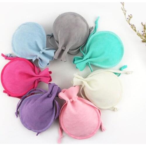 High Quality Dustproof Multicolor Velvet Flannel Bag Jewelry Accessories Handbag Candy Packaging Bag Drawstring Gift Bag Wedding