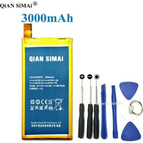 QiAN SiMAi High Quality lis1561erpc 3000mAh Battery & Screwdriver tools For Sony Xperia Z3 Compact Z3 Mini D5803 D5833