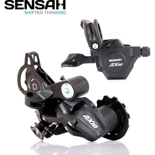 SENSAH RX10 10 Speed MTB Bicycle Derailleurs Small Groupset Shift Set Trigger Shifter & Rear Derailleur