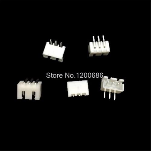 100 piece XH 2.54 3-Pin Connector Right angle socket plug Male connector