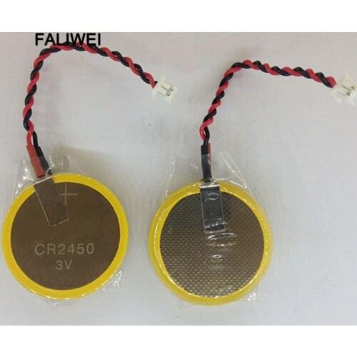 2pcs/ lot high-temperature lithium manganese dioxide battery CR2450 AFPX-BATT lithium battery with plug