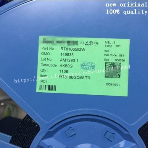 2PCS RT8106GQW RT8106 Electronic components chip IC NEW DY=AK