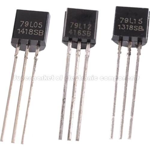 20PCS TO-92 Triode 79L05 79L12 79L15 New