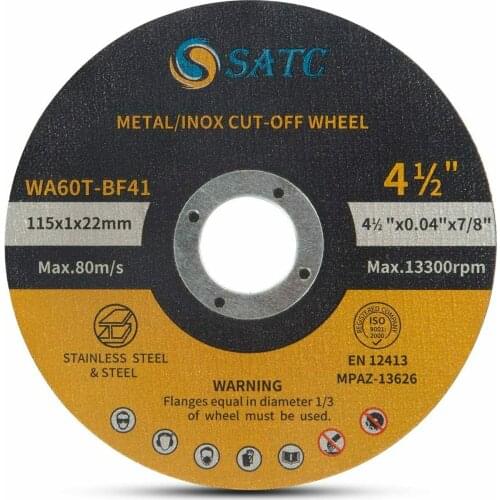 25Pack Cut Off Wheels 4-1/2 Metal Stainless Steel Cutting Disc for Angle Grinder