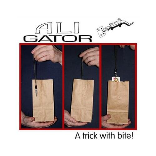 Ali Gator by Chazpro Gimmick - Magic Tricks Card Magic Close Up Stage Props Magia Mentalism Illusions Toys Professional Magician