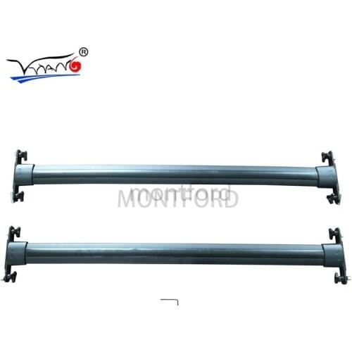Car Styling For Toyota HIGHLANDER 2009-2014 Aluminum Alloy Side Bars Cross Rails Roof Rack Luggage Carrier Rack 2Pcs