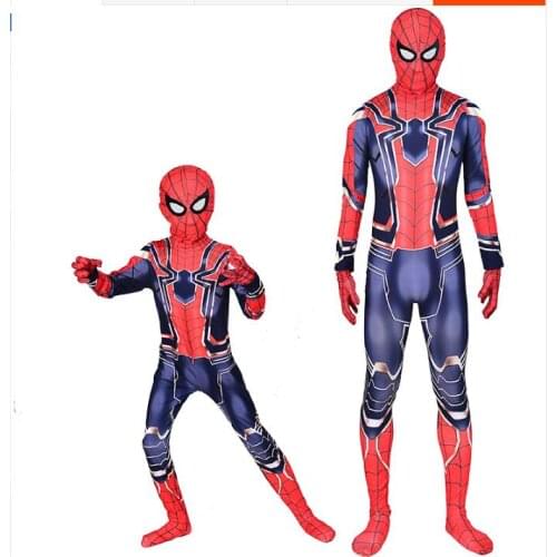 Free shipping Kid Costume with Mask cosplay Suit Boy One Piece Full Bodysuit Halloween kid costumes for party