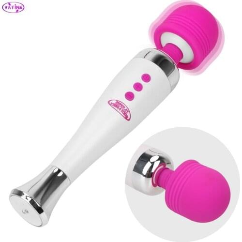 22cm Big Magic Wand Vibrators for Women Clitoris Stimulate Nipple Anal Massage Masturbator Female Sex Toys Adult Products Erotic
