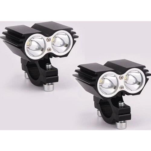 Motorcycle headlights 12V 20W 3led/2led motorbike Auxiliary lights spotlights 6000k fog lamp Electric Vehicles work head lamp