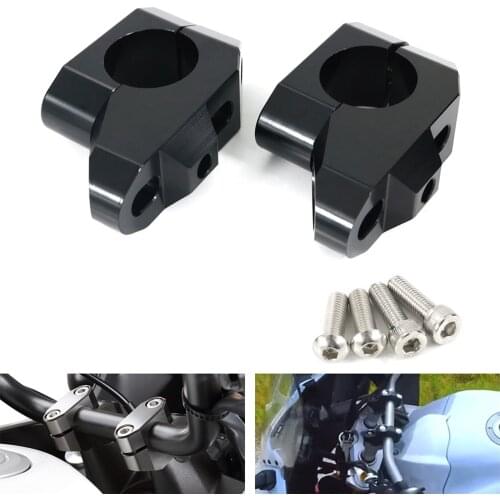 Fit For Suzuki C109 M90 C90 C50 M50 VS1400 VL800 Yamaha XV 1600 Road Star 25.4mm 1" Handlebar Riser Back Moved Up Mounting Riser