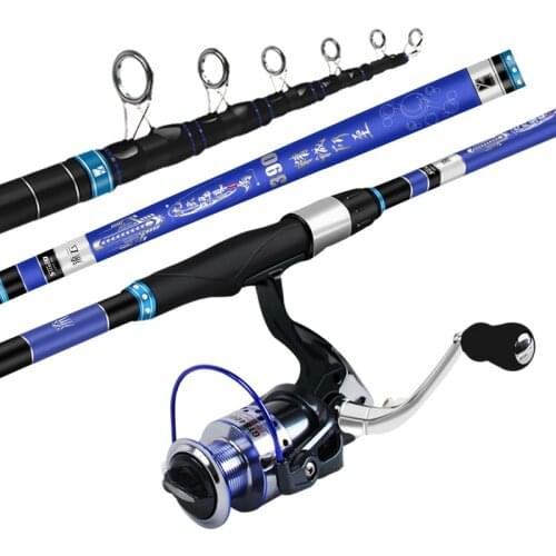 Portable Fishing Rod 2.1m 5.4m Telescopic Fishing Olta Tough Carbon Fiber M Power Telescopic Travel Sea Boat Rock Fishing Pesca