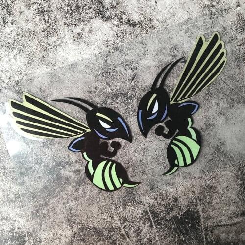 Durable Key Strap with Aluminium Motorcycle Exhaust Pipes Decal Sticker Cool Personality Scorpio + Highly Reflective Stickers