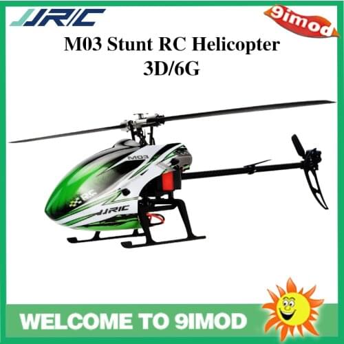 Good JJRC 2020 New M03 2.4G 6-axis Gyro 6CH Radio Remote Control Dual Brushless Motor 3D/6G Stunt RC Helicopter Single Blade BNF