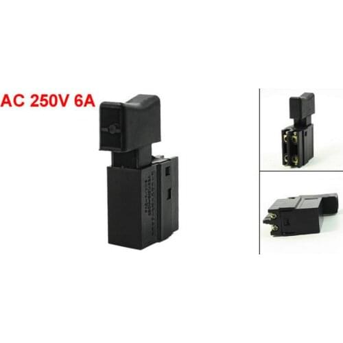 Power Tool Impact Drill Trigger Switch DPST Dual Pole AC250V 6A 5 Pcs