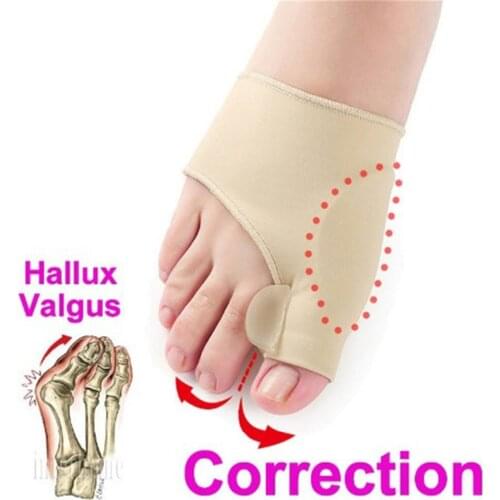 Hallux Valgus Protector Bunion Adjuster Gel Foot Toe Pain Relief Straighten Bent Separator 1 Pair Toes Foot Care Tool