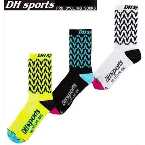 Cycling Socks (3 Pairs/lot) DH SPORTS/DH06 Nylon Men Sports Socks Basketball Outdoor Hiking Socks