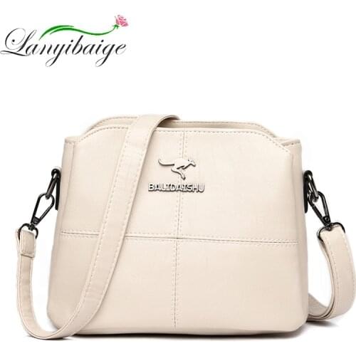 High-Quality Women’s Soft Leather Shoulder Bag Top Shoulder Bag Luxury Designer Handbag And Purse Pouch A Main White Summer Bag