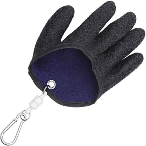 1Pcs Fishing Catching Gloves Protect Hand From Puncture Fish And Professional With Release Magnet Catch Scrapes Fisherman D4G3
