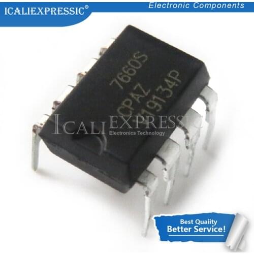 10PCS TC7660CPA TC7660 DIP-8 In Stock