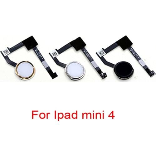 For ipad mini 4 Home Button Flex Cable with Fingerprint Touch ID Sensor Assembly Replacement