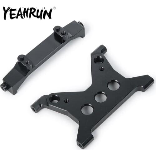YEAHRUN 1Set Metal Aluminum Battery Fixing Bracket Mount For Axial SCX10 III AXI03007 1/10 RC Crawler Car Upgrade Parts