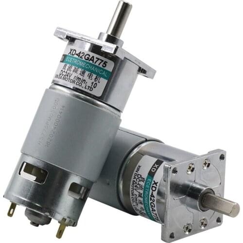 25W DC Gear Motor 12V/24V High Power High Torque Mute Motor 775 Motor Forward and Reverse Speed Regulating Motor
