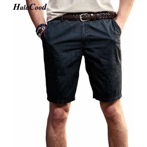 Hot 2018 New Arrival Men Shorts Cotton Casual Shorts For Men Mid Waist Summer Beach Shorts Personalized Army Green High Quality