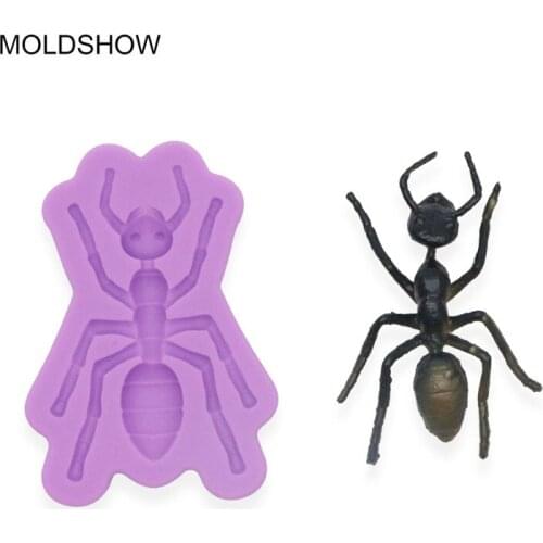 NEW 3D Animal Series Ant DIY Chocolate Candy Clay Pastry Polymer Cake Decorating Tools molds kitchen accessories moule silicone