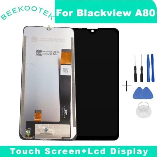 New Original Blackview A80 LCD Display+Touch Screen glass Digitizer Accessory Parts For Blackview A80 Smartphone
