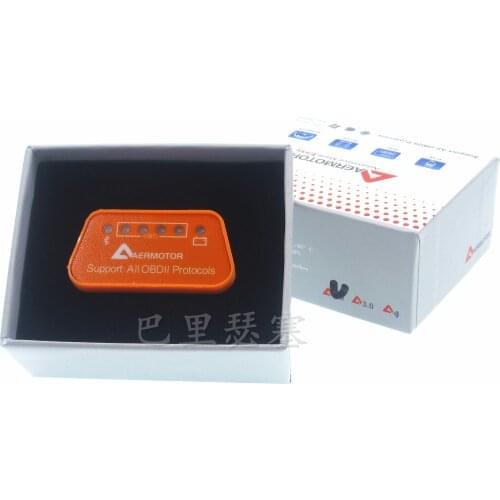 Original Aermotor Wifi ELM327 V1.5 Bluetooth 4.0 ELM 327 1.5 OBD2 Diagnostic Scanner Android IOS Windows Works ELM327 Adapter