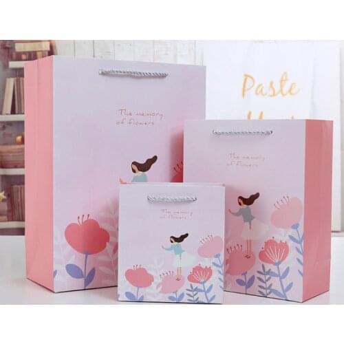 Luxury Custom Logo Printed Retail Clothing Packaging Paper Bag with Free Design,Mini gift bags with mints --XP2268