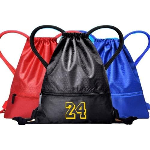 Beam pocket shoulders more draw string travel bag to receive bag basketball football backpack custom logo